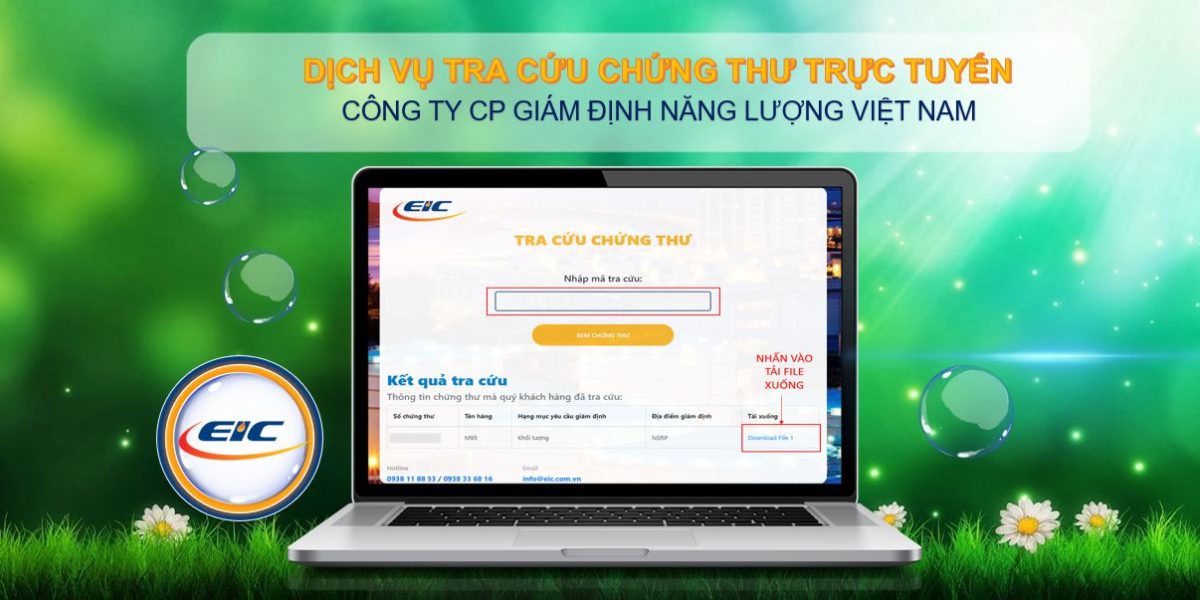 EIC ra mắt dịch vụ Tra cứu chứng thư Online.